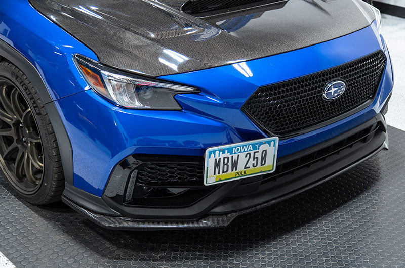 OLM S Style Carbon Fiber Front Lip - 2022+ WRX by MYX Automotive