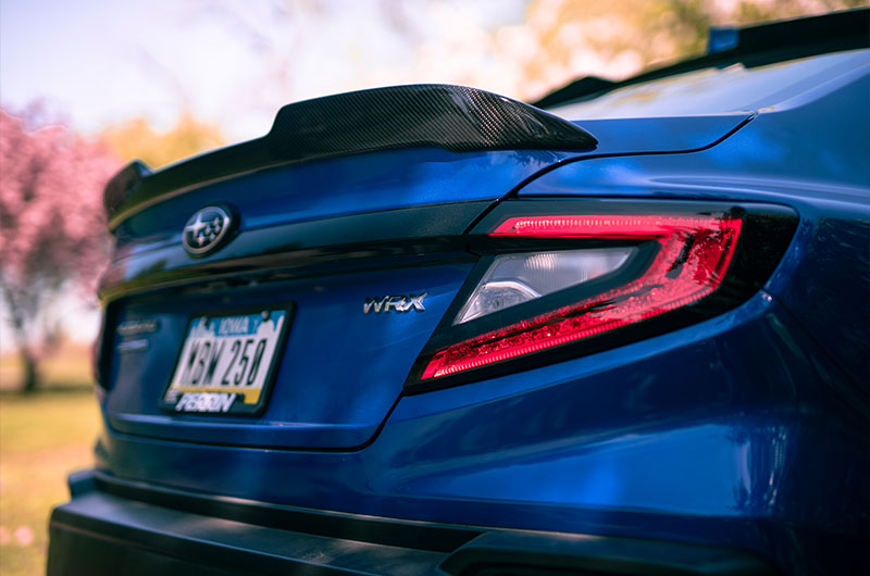 OLM Carbon Fiber Low Profile Trunk Spoiler - 2022-2026 WRX