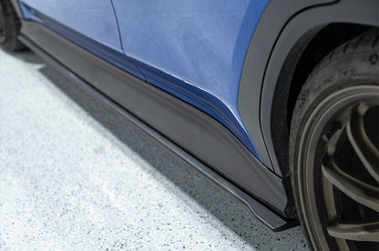 OLM S Style Matte Black Side Skirts - 2022+ WRX by OLM