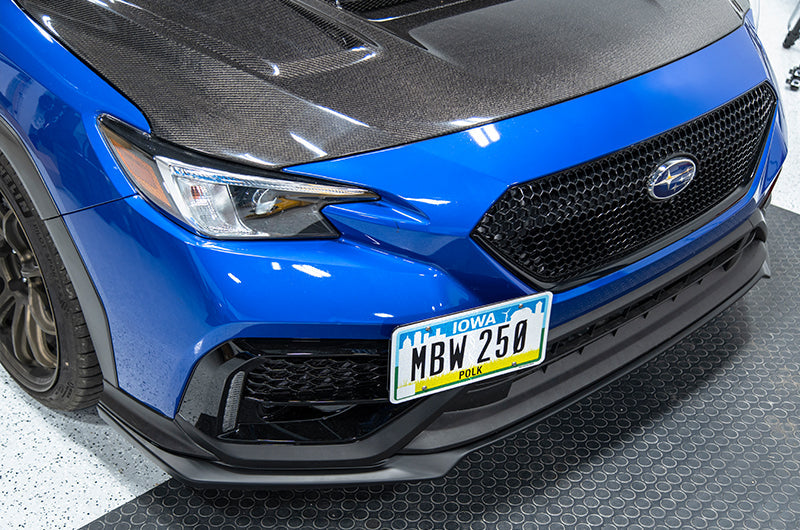 OLM S Style Matte Black Front Lip - 2022+ WRX by OLM
