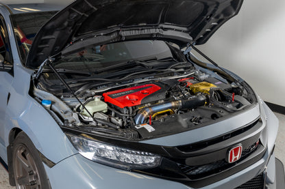 OLM Carbon Fiber Wrapped Hood Struts - 2017-2021 Honda Civic Type R by MYX Automotive