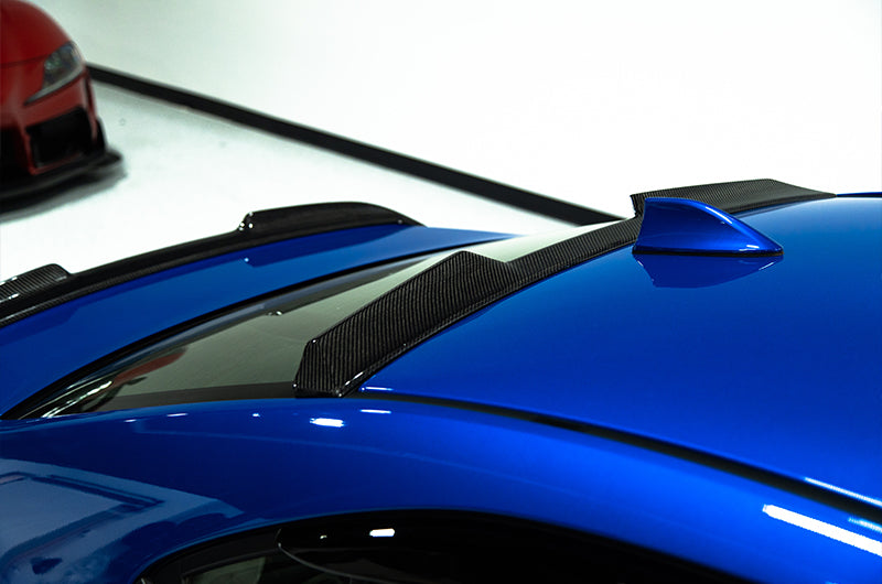OLM V2 Carbon Fiber Rear Roof Spoiler - 2022+ WRX by MYX Automotive
