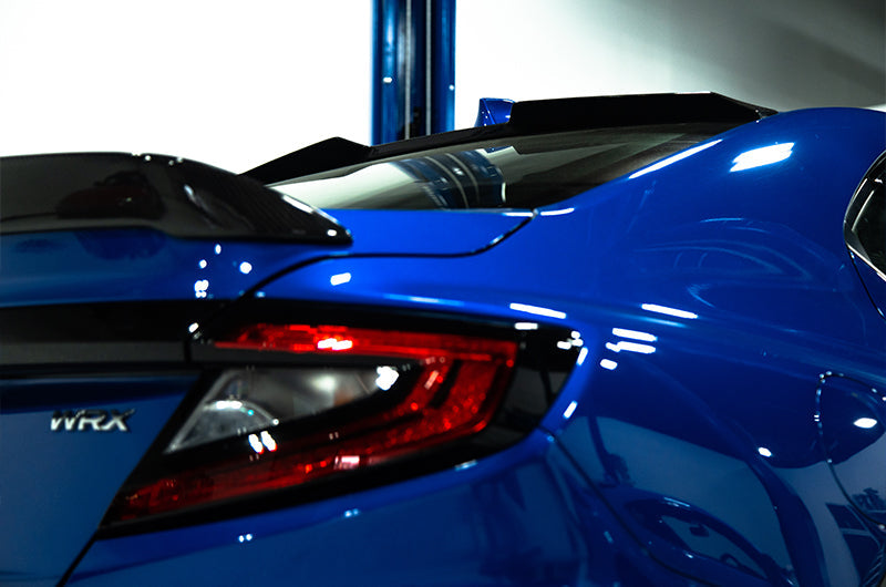OLM V2 Carbon Fiber Rear Roof Spoiler - 2022+ WRX by MYX Automotive