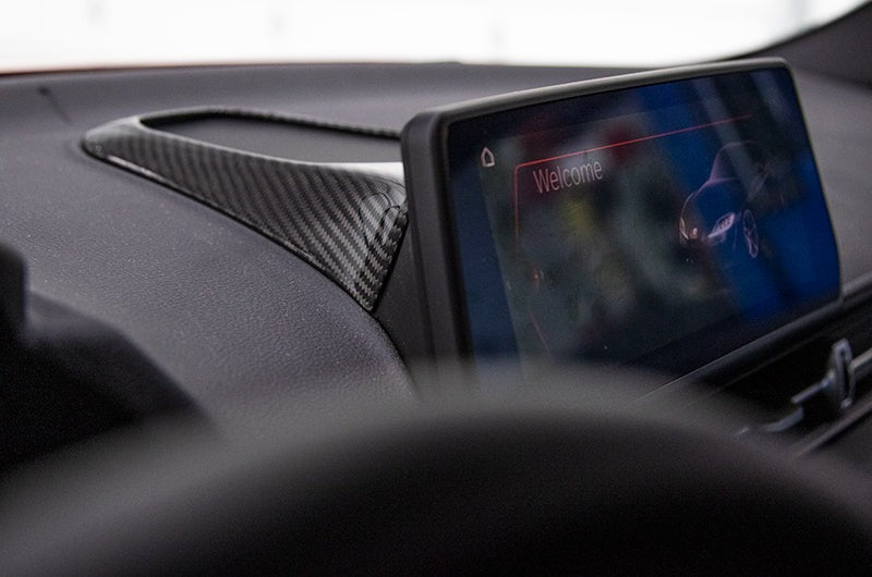 OLM LE Carbon Fiber Center Speaker Cover - 2020 Supra by OLM