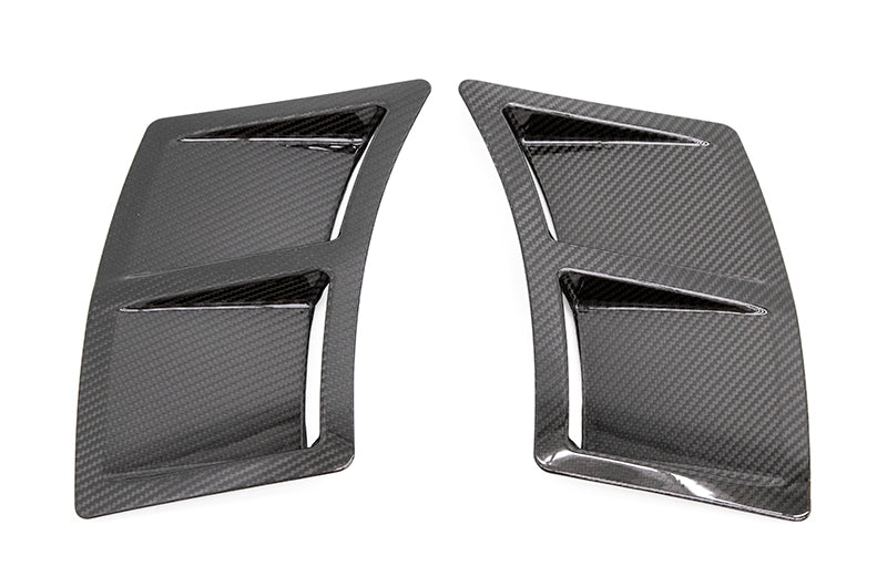 OLM S207 Style Carbon Fiber Bumper Vent Inserts - 2015-2021 WRX / STI by OLM