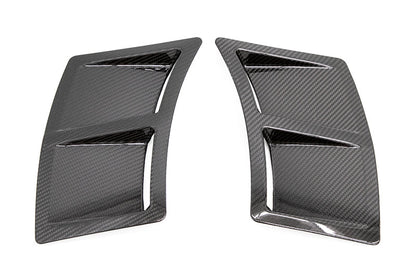 OLM S207 Style Carbon Fiber Bumper Vent Inserts - 2015-2021 WRX / STI by OLM