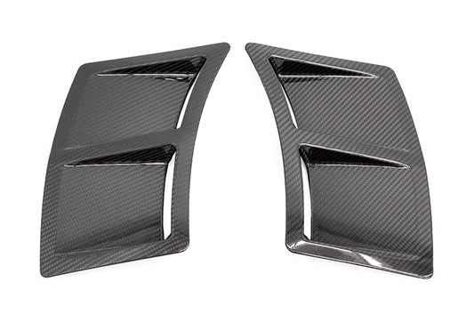OLM S207 Style Carbon Fiber Bumper Vent Inserts - 2015-2021 WRX / STI by OLM