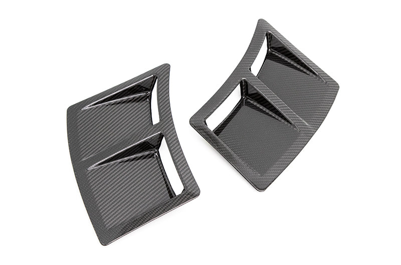 OLM S207 Style Carbon Fiber Bumper Vent Inserts - 2015-2021 WRX / STI by OLM