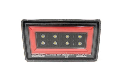 OLM F1 NB+R V2 (Clear Lens, Gloss Black Base, Red Bar) - 2022 WRX by OLM