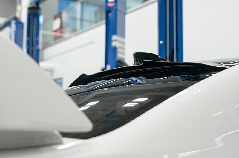 OLM V2 Rear Window Visor - 2015-2021 WRX / STI by OLM