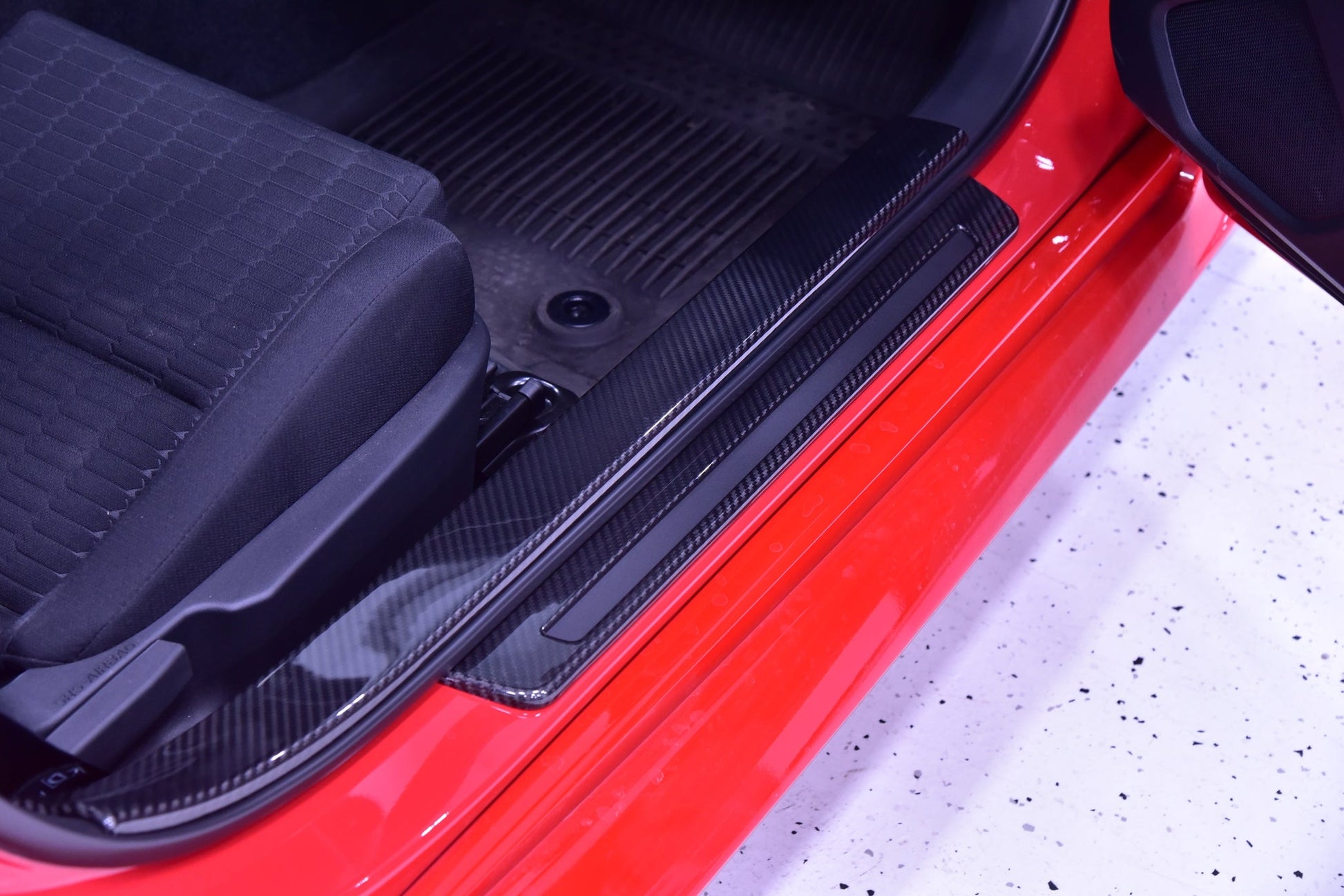 OLM LE Dry Carbon Fiber Door Sill Garnish - 2022+ BRZ/86 by MYX Automotive
