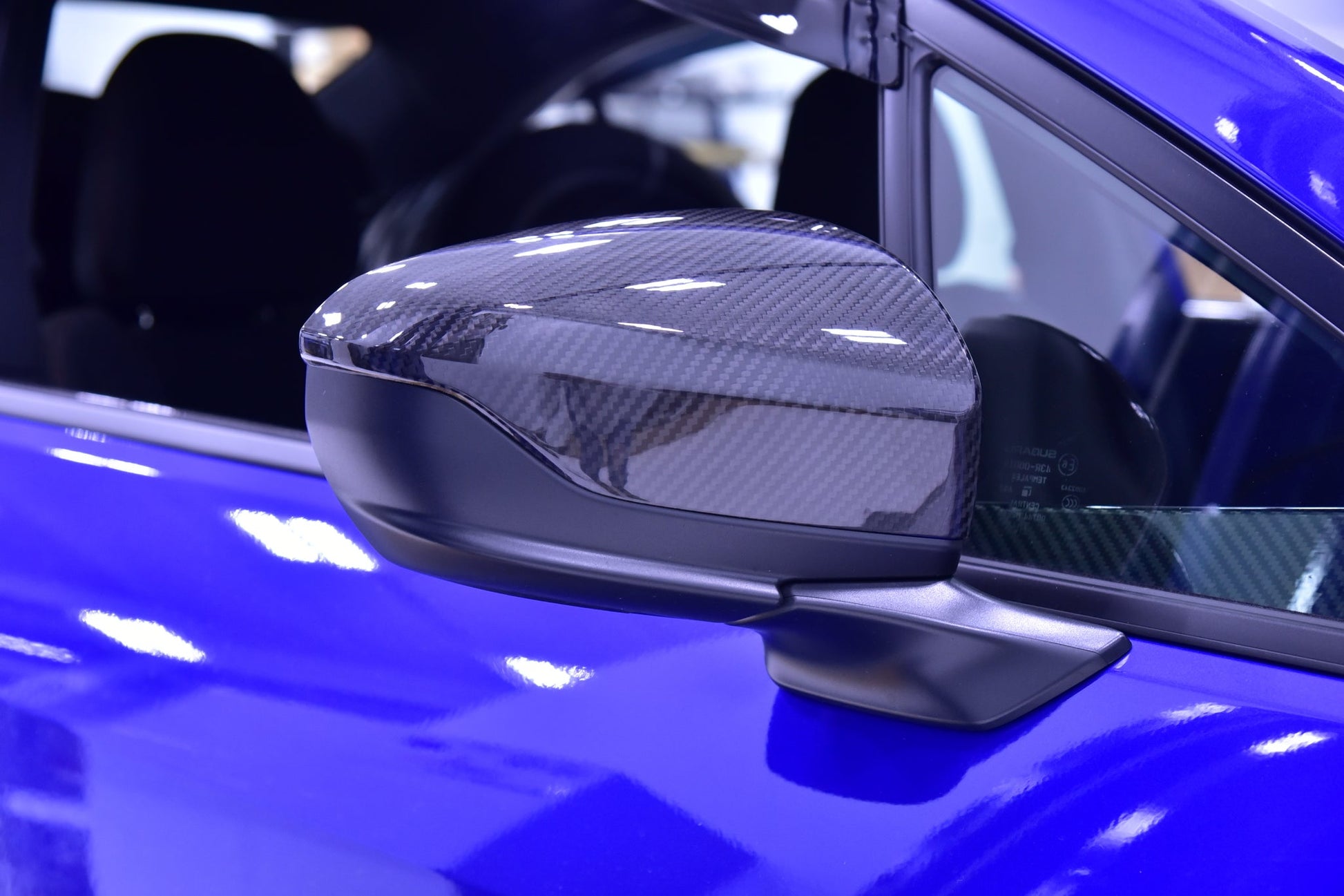 OLM Carbon Fiber Mirror Covers - 2022+ WRX by MYX Automotive