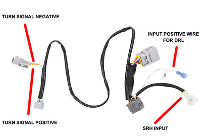 OLM 2015-2017 WRX / STi Headlight Upgrade Harness for 18+ Headlights (Pair)