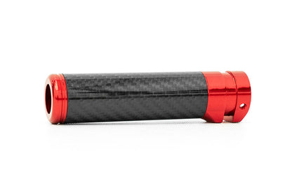 OLM Signature Series Ebrake Handle (Black Carbon w/Red) - 2015-2021 WRX & STI / 2013-2022 FR-S / BRZ / 86 / 2014-2018 Forester / 2013+ *Crosstrek by OLM