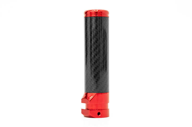 OLM Signature Series Ebrake Handle (Black Carbon w/Red) - 2015-2021 WRX & STI / 2013-2022 FR-S / BRZ / 86 / 2014-2018 Forester / 2013+ *Crosstrek by OLM