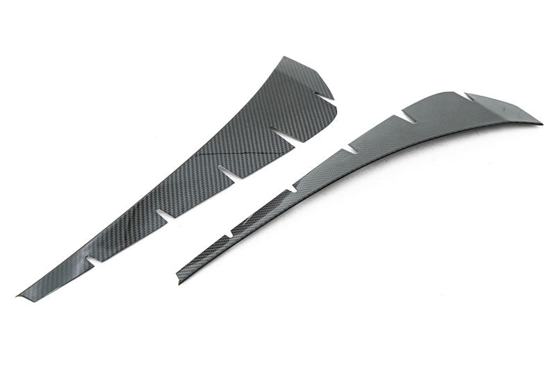 OLM Carbon Fiber Front Fender Vent Insert - 2017-2021 Honda Civic Type R FK8 by MYX Automotive