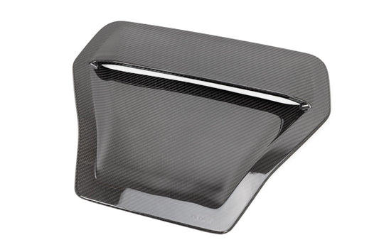 OLM LE Carbon Fiber Hood Scoop Cover - 2017 - 2021 Honda Civic Type R by MYX Automotive