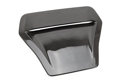 OLM LE Carbon Fiber Hood Scoop Cover - 2017 - 2021 Honda Civic Type R by MYX Automotive