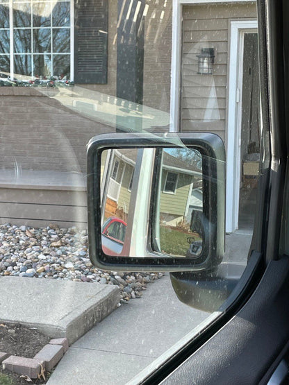 OLM Convex Mirrors with Defrosters and BSM (Chrome) - 2018+ Wrangler by OLM