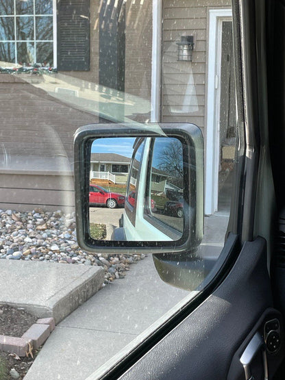 OLM Convex Mirrors with Defrosters (Chrome) - 2018+ Wrangler by OLM