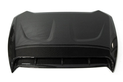 OLM LE Oversize Carbon Fiber Hood Scoop Cover - 2022+ WRX by MYX Automotive