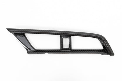 OLM LE Carbon Fiber Center Climate Control Vent Cover - 2016-2021 Honda Civic / 2016-2021 Honda Civic Type R by OLM