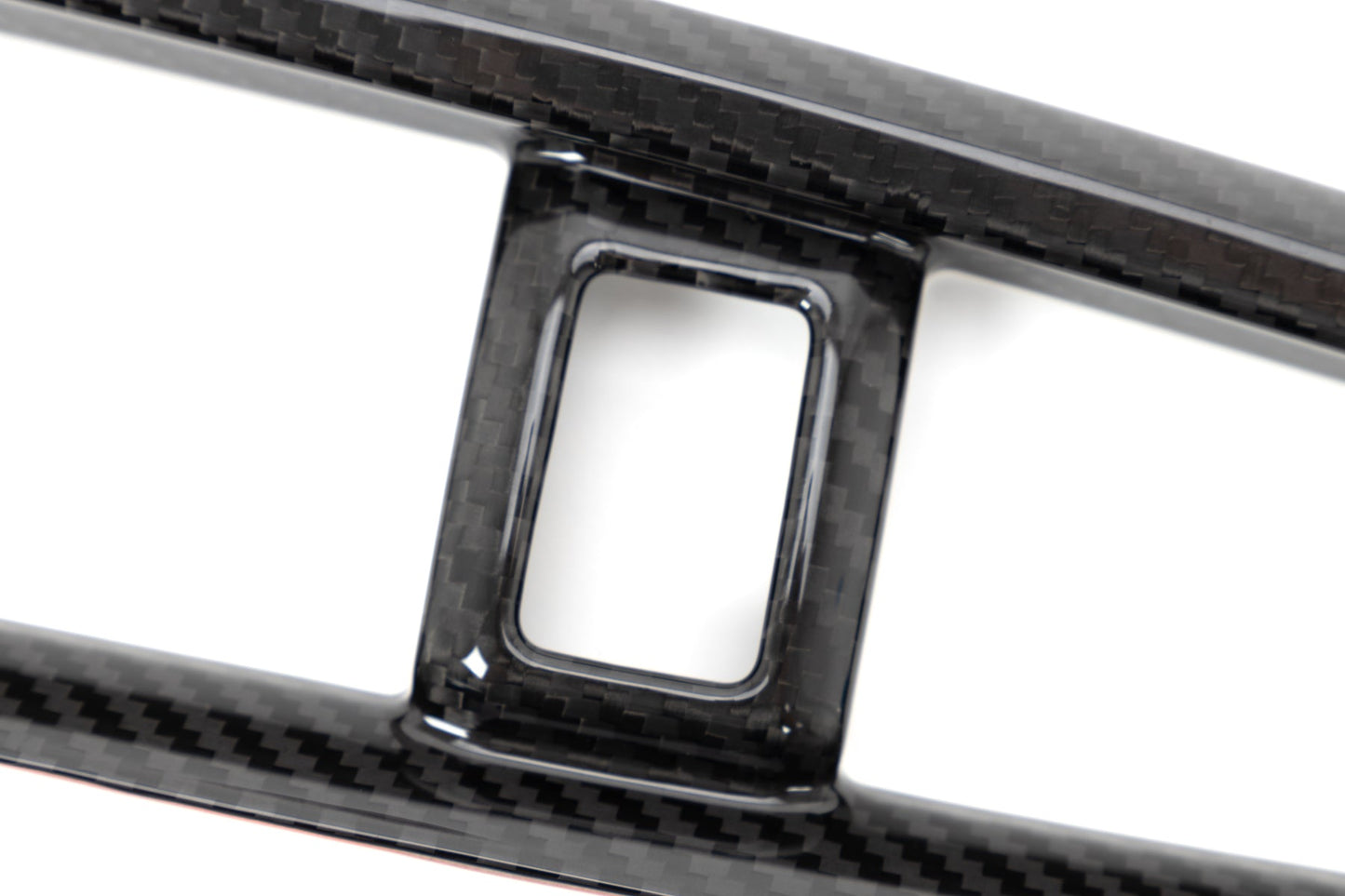 OLM LE Carbon Fiber Center Climate Control Vent Cover - 2016-2021 Honda Civic / 2016-2021 Honda Civic Type R by OLM