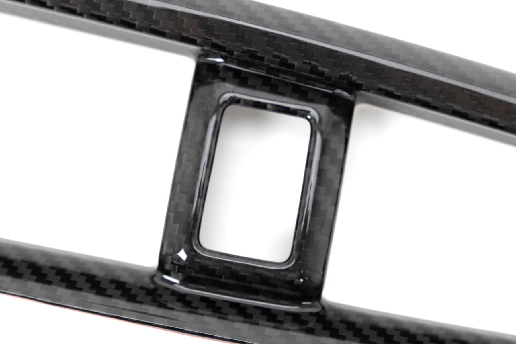 OLM LE Carbon Fiber Center Climate Control Vent Cover - 2016-2021 Honda Civic / 2016-2021 Honda Civic Type R by OLM