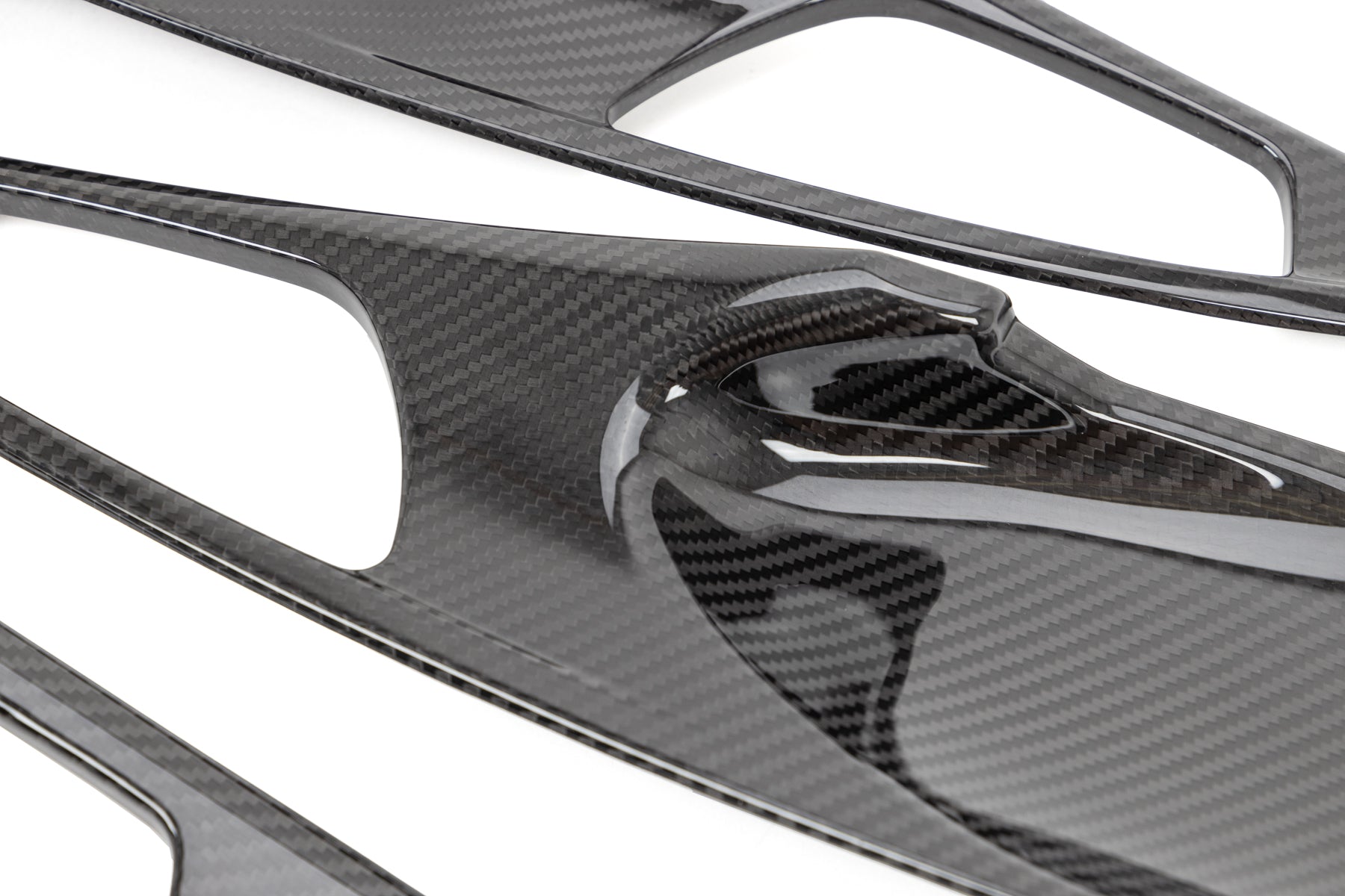 OLM LE Carbon Fiber Interior Door Handle Trim Covers (Full Set) - 2016 - 21 Honda Civic / 2017-21 Honda Civic Type R by MYX Automotive