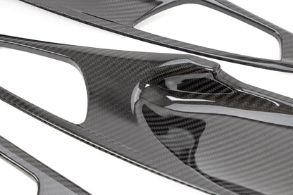 OLM LE Carbon Fiber Interior Door Handle Trim Covers (Full Set) - 2016 - 21 Honda Civic / 2017-21 Honda Civic Type R by MYX Automotive