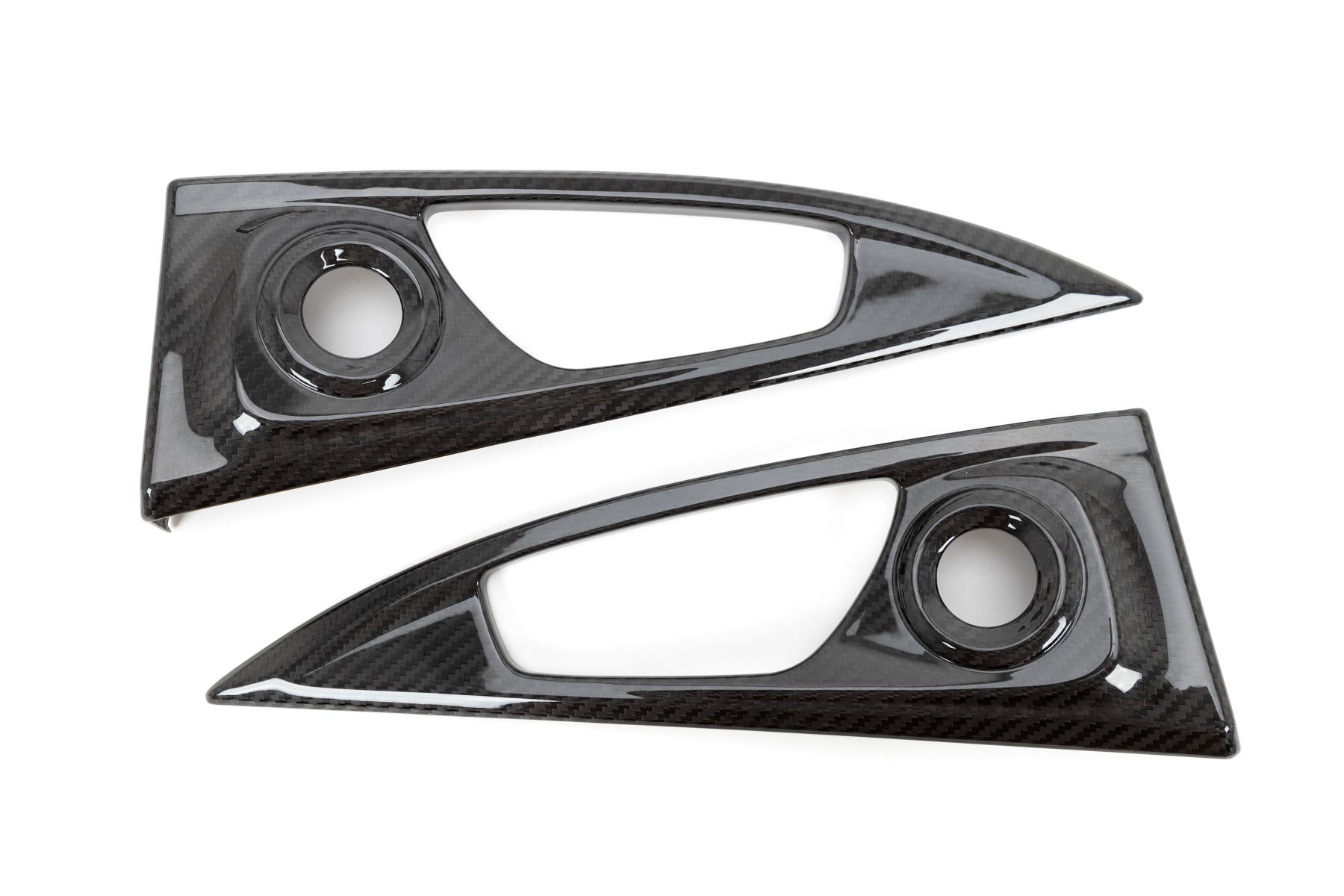 OLM LE Carbon Fiber Interior Door Handle Trim Covers (Full Set) - 2016 - 21 Honda Civic / 2017-21 Honda Civic Type R by MYX Automotive