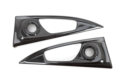 OLM LE Carbon Fiber Interior Door Handle Trim Covers (Full Set) - 2016 - 21 Honda Civic / 2017-21 Honda Civic Type R by MYX Automotive