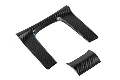 OLM Carbon Fiber Shifter Panel Cover (Matte Finish) - 2016-2021 Honda Civic AT by OLM