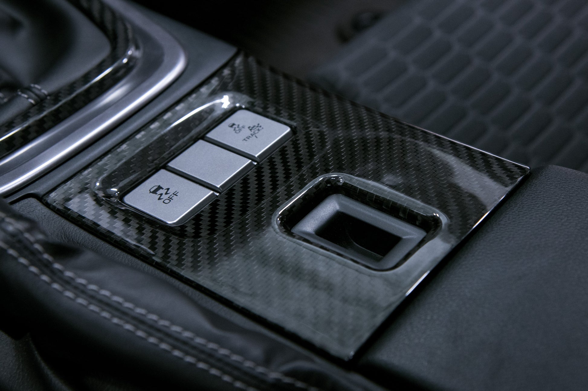 OLM Carbon Fiber Center Console Cover - 2022-2024 Subaru BRZ / Toyota GR86 by OLM