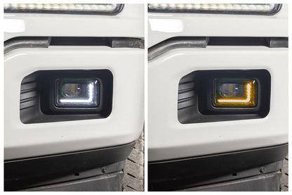 2015-2020 F150 Fog Lights w/ White or Amber DRL + Turn Signal - OLM by MYX Automotive