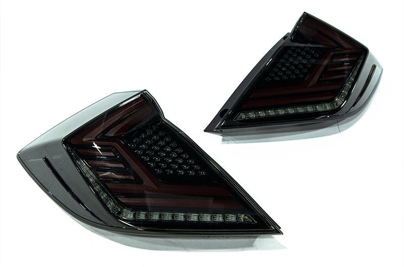 OLM Select V1 Pulse LED Taillights - 16-21 Honda Civic Hatchback by MYX Automotive