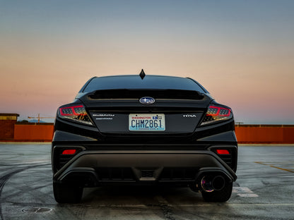OLM Spec-AR LED Taillights (Clear Lens/Black Base/Red Bar) - 2022+ WRX by MYX Automotive