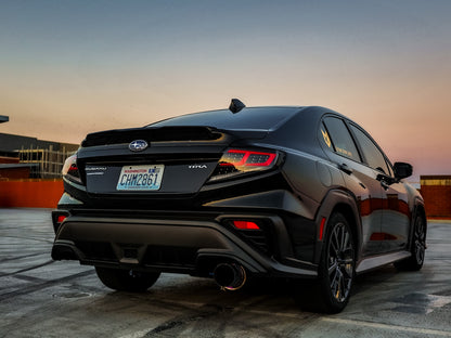 OLM Spec-AR LED Taillights (Clear Lens/Black Base/Red Bar) - 2022+ WRX by MYX Automotive