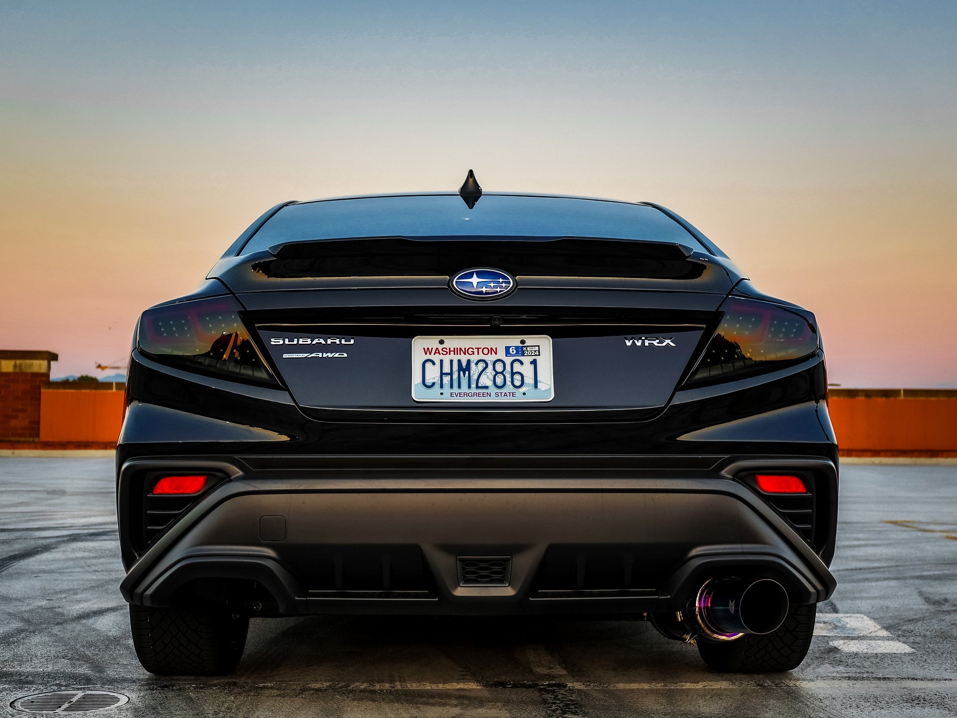 OLM Spec-AR LED Taillights (Smoke Lens/Black Base/Red Bar) - 2022+ WRX by MYX Automotive