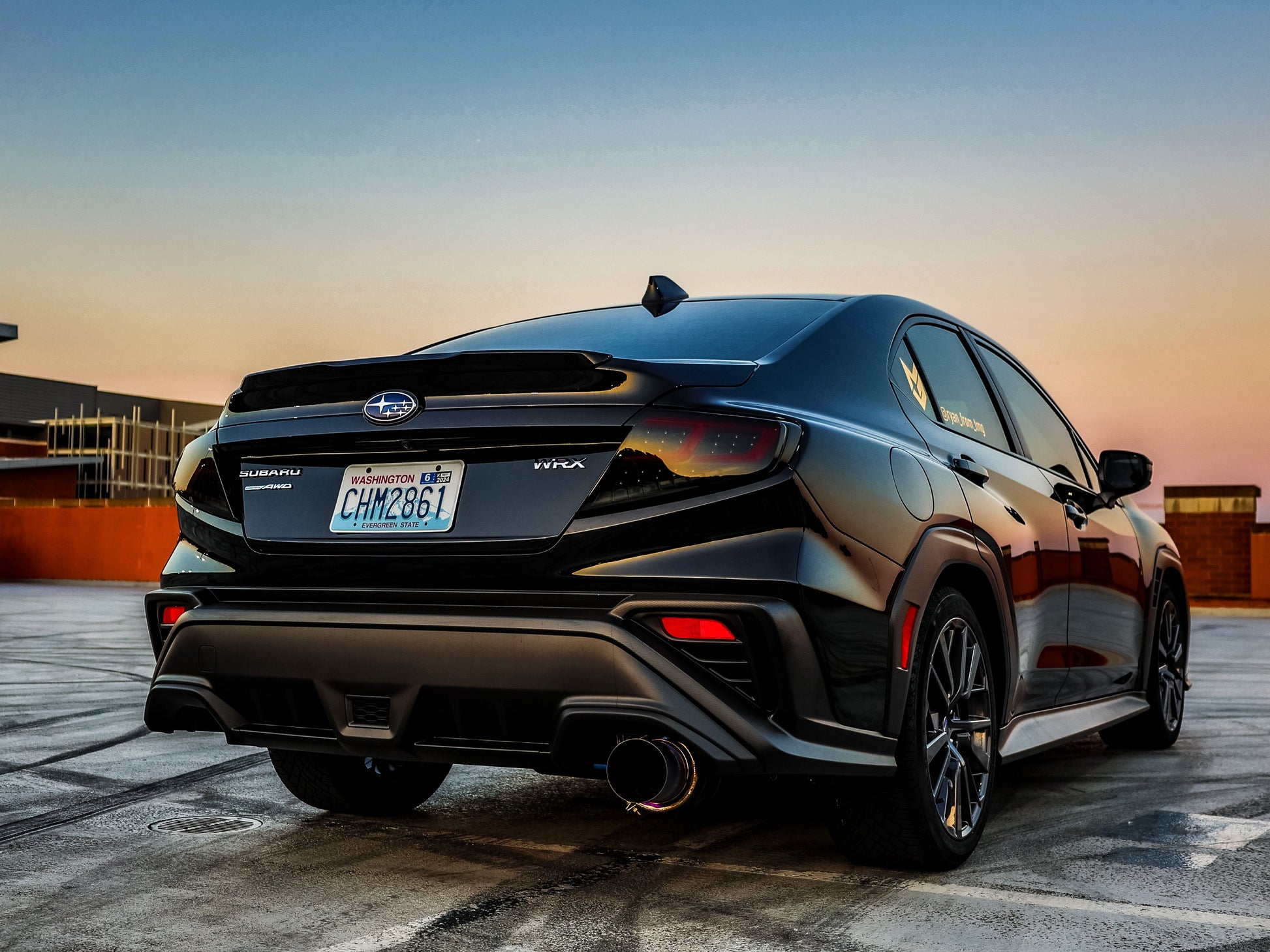 OLM Spec-AR LED Taillights (Smoke Lens/Black Base/Red Bar) - 2022+ WRX by MYX Automotive