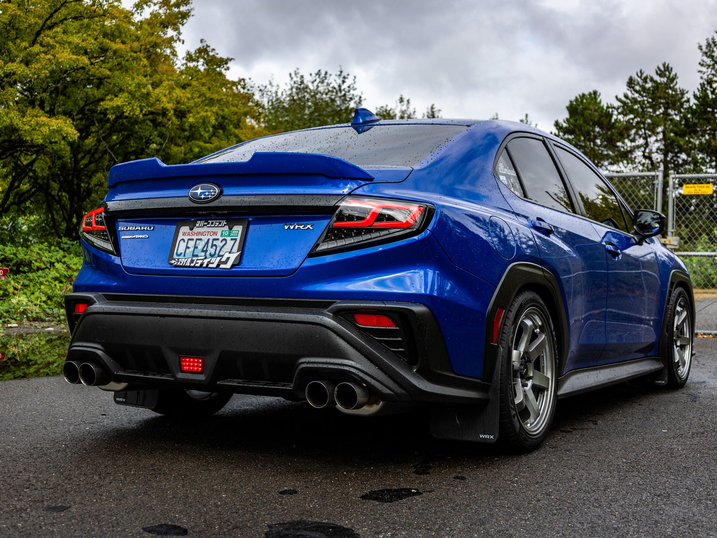 OLM Spec-AR LED Taillights (Clear Lens/Black Base/Red Bar) - 2022+ WRX by MYX Automotive