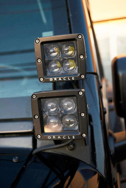 ORACLE Jeep JK Dual Light Mounting Pillar Brackets (Pair) by ORACLE Lighting