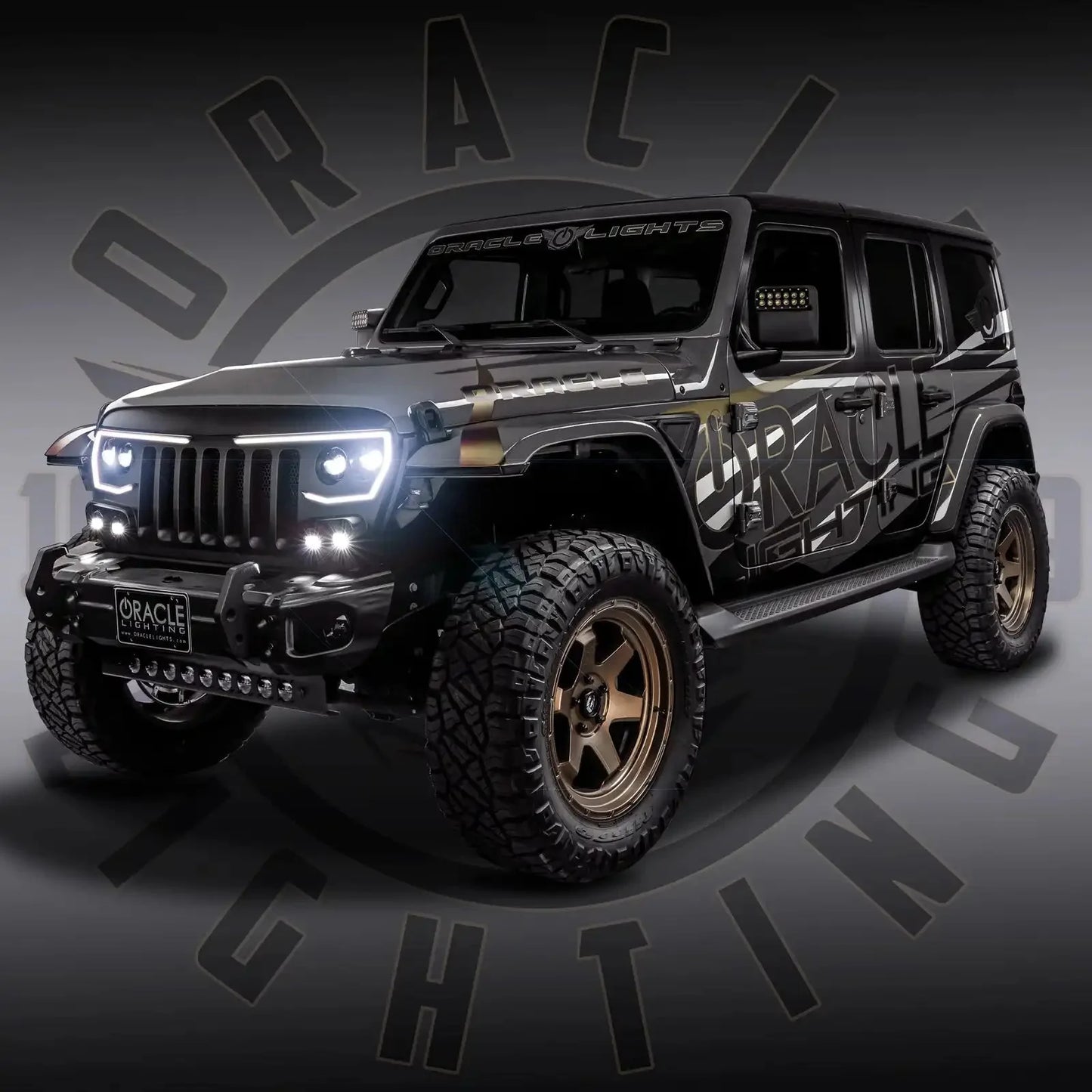 ORACLE Lighting VECTOR™ Pro Series II Full LED Grill for the Jeep Wrangler JL / Gladiator JT by ORACLE Lighting