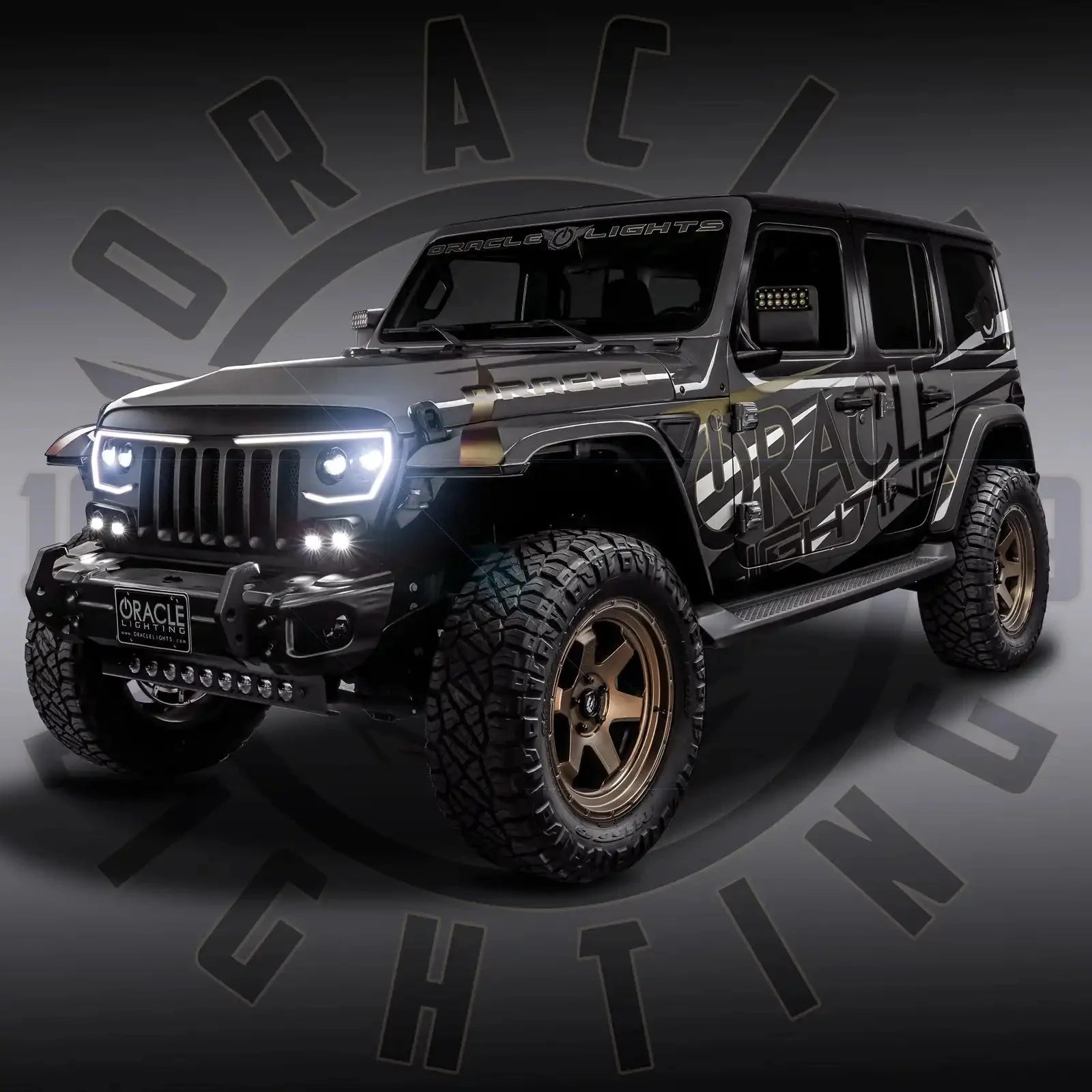 ORACLE Lighting VECTOR™ Pro Series II Full LED Grill for the Jeep Wrangler JL / Gladiator JT by ORACLE Lighting