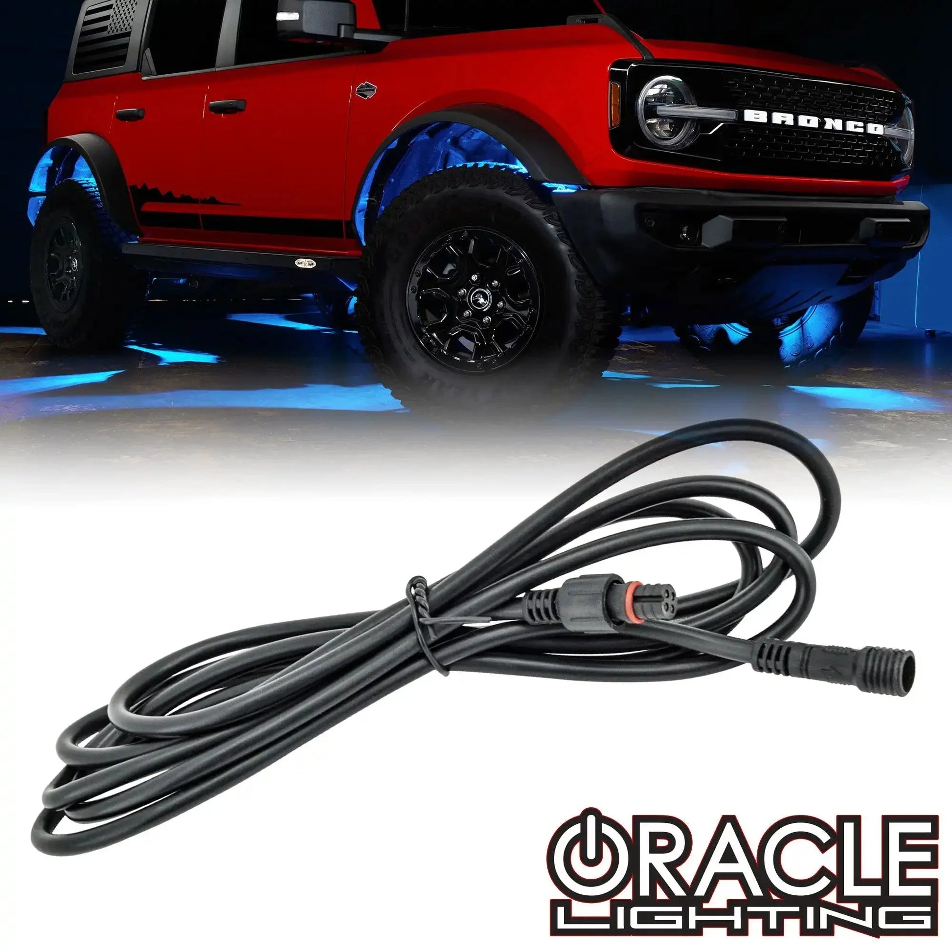 ORACLE Lighting 4 Pin 6’ ColorSHIFT Rock Light Extension Cable by ORACLE Lighting