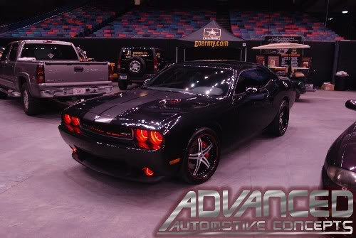 ORACLE Lighting 2008-2014 Dodge Challenger LED Headlight Halo Kit - Standard Mount by ORACLE Lighting