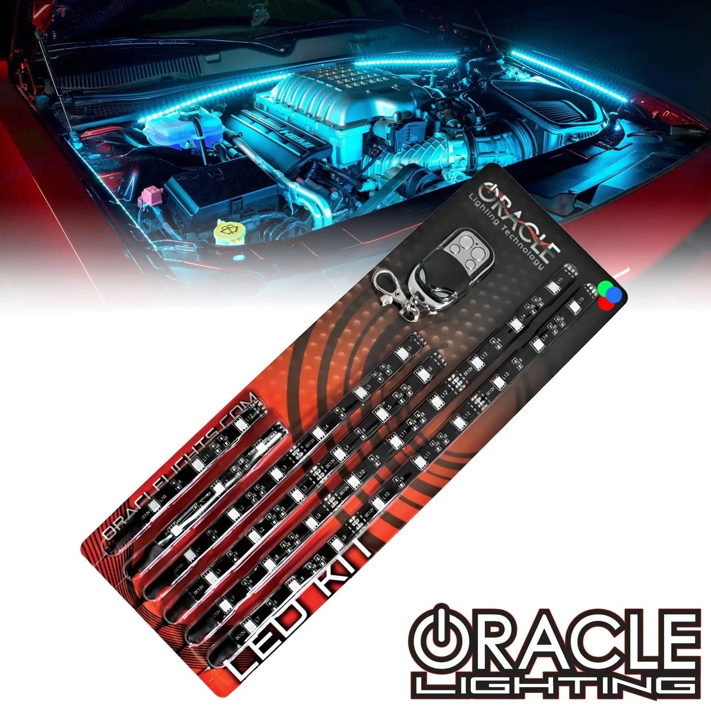 ORACLE Engine Bay LED Flexible Strip Lighting Kit with Wireless Remote by ORACLE Lighting