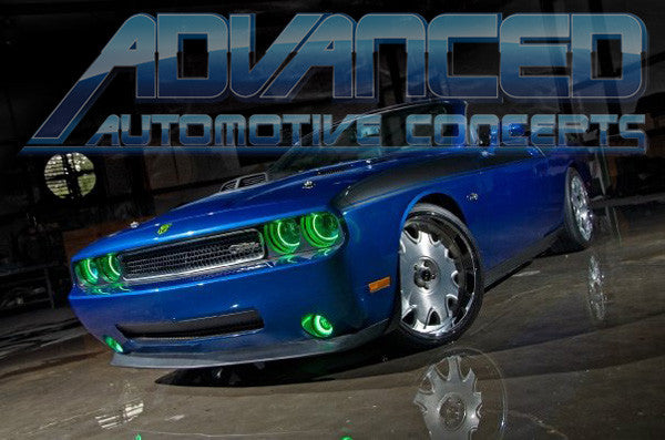 ORACLE Lighting 2008-2014 Dodge Challenger LED Headlight Halo Kit - Standard Mount by ORACLE Lighting