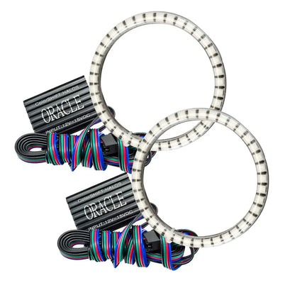 ORACLE Lighting 2007-2018 Jeep Wrangler JK LED Surface Mount Fog Light Halo Kit by ORACLE Lighting