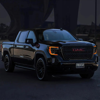 ORACLE Lighting 2019-2022 GMC Sierra 1500 ColorSHIFT RGB+W Headlight DRL Upgrade Kit by ORACLE Lighting